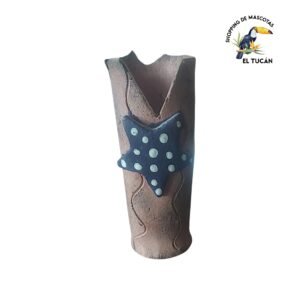 TRONCO TERRACOTA MEDIANO CON ESTRELLA