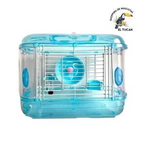 HAMSTERA PLASTICA Y ALAMBRE 2 COLORES