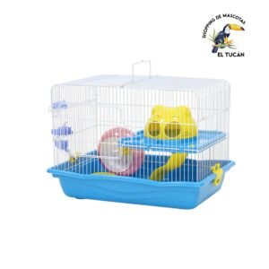 HAMSTERA CASITA CARA DE GATO 2 PISOS