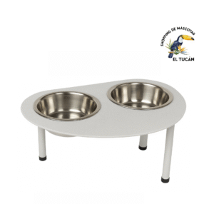 comedero amorfo gris COMEDERO METALICO AMORFO