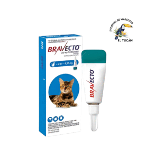 BRAVECTO PIPETA GATO 2.8 a 6.25 KG