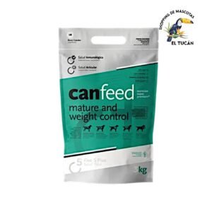 A (21) CANFEED SENIOR & CONTROL DE PESO RAZA MEDIANAS Y PEQUEÑAS 3KG